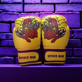 Перчатки боксерские Spider Man yellow (детские, 3-10 лет) 6 Oz