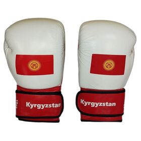 Перчатки боксерские Кыргызста́н Kyrgyzstan (натуральная кожа)