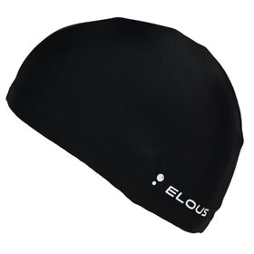 Шапочка для плавания Elous ELS212, подростковая, чёрный