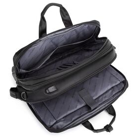 Портфель-рюкзак с расширением ARISTOCRAT 2412 BLACK, под ноутбук до 17"