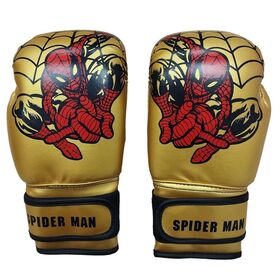 Перчатки боксерские Spider Man gold (детские, 3-10 лет) 4 Oz