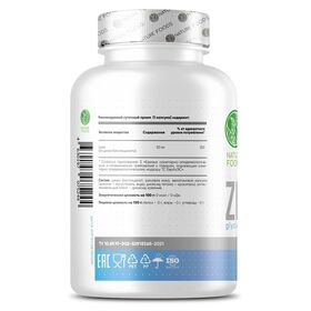 Nature Foods Zinc Glycinate 30 мг 100 капсул