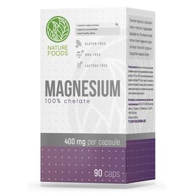 Nature Foods Magnesium Glycinate 400 мг + B6 90 капсул