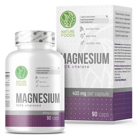 Nature Foods Magnesium Glycinate 400 мг + B6 90 капсул