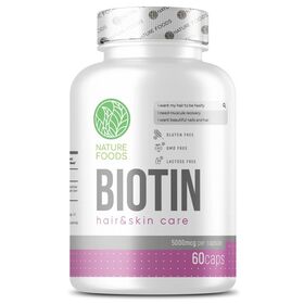 Nature Foods Biotin 5000 мкг 60 капсул