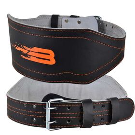 Пояс тяжелоатлетический BoyBo "Fire" BBW600, иск. кожа, черный