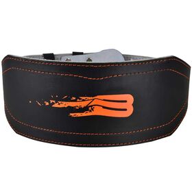 Пояс тяжелоатлетический BoyBo "Fire" BBW600, иск. кожа, черный