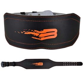 Пояс тяжелоатлетический BoyBo "Fire" BBW600, иск. кожа, черный