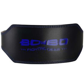 Пояс тяжелоатлетический BoyBo "Legend"  BBW700, Кожа, черно-синий