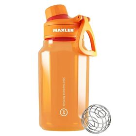 Бутылка шейкер Maxler Shake&Mix 750 мл оранжевый