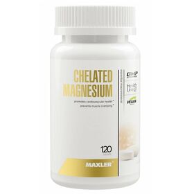 Maxler Chelated Magnesium (Bisglycinate Chelate form) 120 таблеток