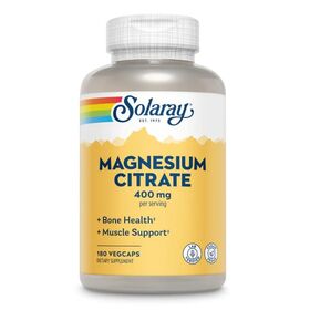 Solaray Magnesium Citrate 400 мг 180 веган капсул