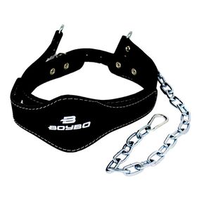 BoyBo Тяги для головы с цепью для тренировок мышц шеи BD230, кожа