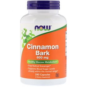 NOW Cinnamon Bark 600 мг 240 капсул