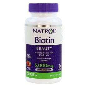 Natrol Biotin 5000 мг 250 таб.