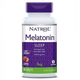 Natrol Melatonin Fast Dissolve 3 мг 90 таб.