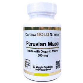 California Gold Nutrition Peruvian Maca (Перуанская Мака) 500 мг 90 капс.