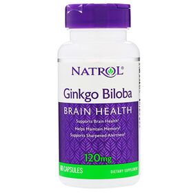 Natrol Ginkgo Biloba 120 мг 60 капс.