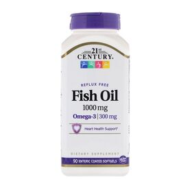 21st Century Fish Oil 1000 мг Omega-3 300 мг 90 капс.