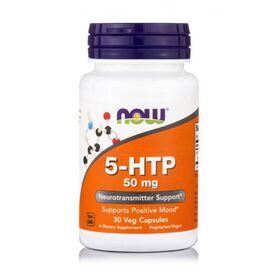 NOW 5-HTP 50 мг 30 веган капсул