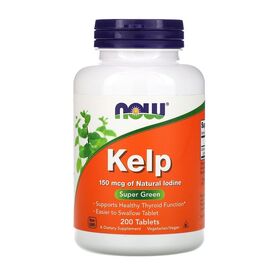 NOW Kelp 150 мкг Natural Iodine 200 таблеток