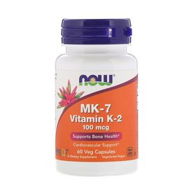 NOW MK-7 Vitamin K-2 100 мкг 60 веган капсул