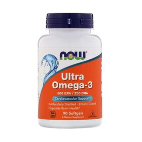 NOW Ultra Omega-3 500 EPA/250 DHA 90 мягких капсул