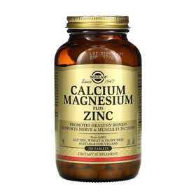 Solgar Calcium Magnesium plus Zinc (Кальций, Магний, Цинк) 250 таблеток