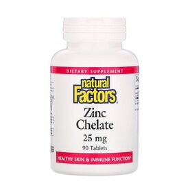 natural Factors Zinc Chelate 25 мг 90 таб.