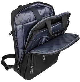 Портфель-рюкзак-планшет ARISTOCRAT 2414 BLACK, под ноутбук до 14.3"