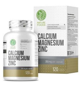 Nature Foods Calcium Magnesium Zinc 120 капсул