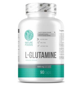 Nature Foods Glutamine 1000 мг 90 капсул