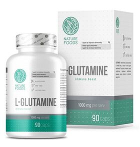 Nature Foods Glutamine 1000 мг 90 капсул