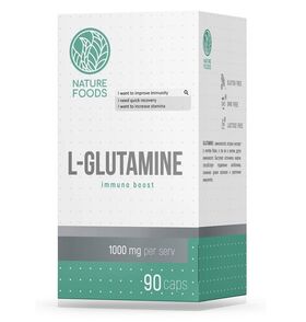 Nature Foods Glutamine 1000 мг 90 капсул