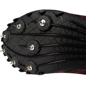 Шиповки беговые Fast Ingame INR-041, черно-красный