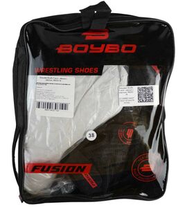 Борцовки BoyBo Fusion BB252, чёрный с красным