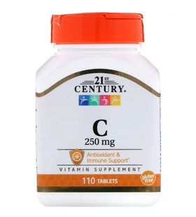 21st Century Vitamin C 250 мг 110 таб.