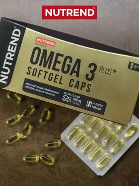 Nutrend OMEGA 3 PLUS Softgels Caps 120 капсул