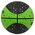 Мяч баскетбольный INGAME POINT №7 черно-зеленый